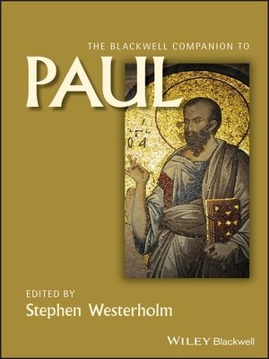 cover image of The Blackwell Companion to Paul